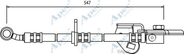 APEC BRAKING Jarruletku HOS3594